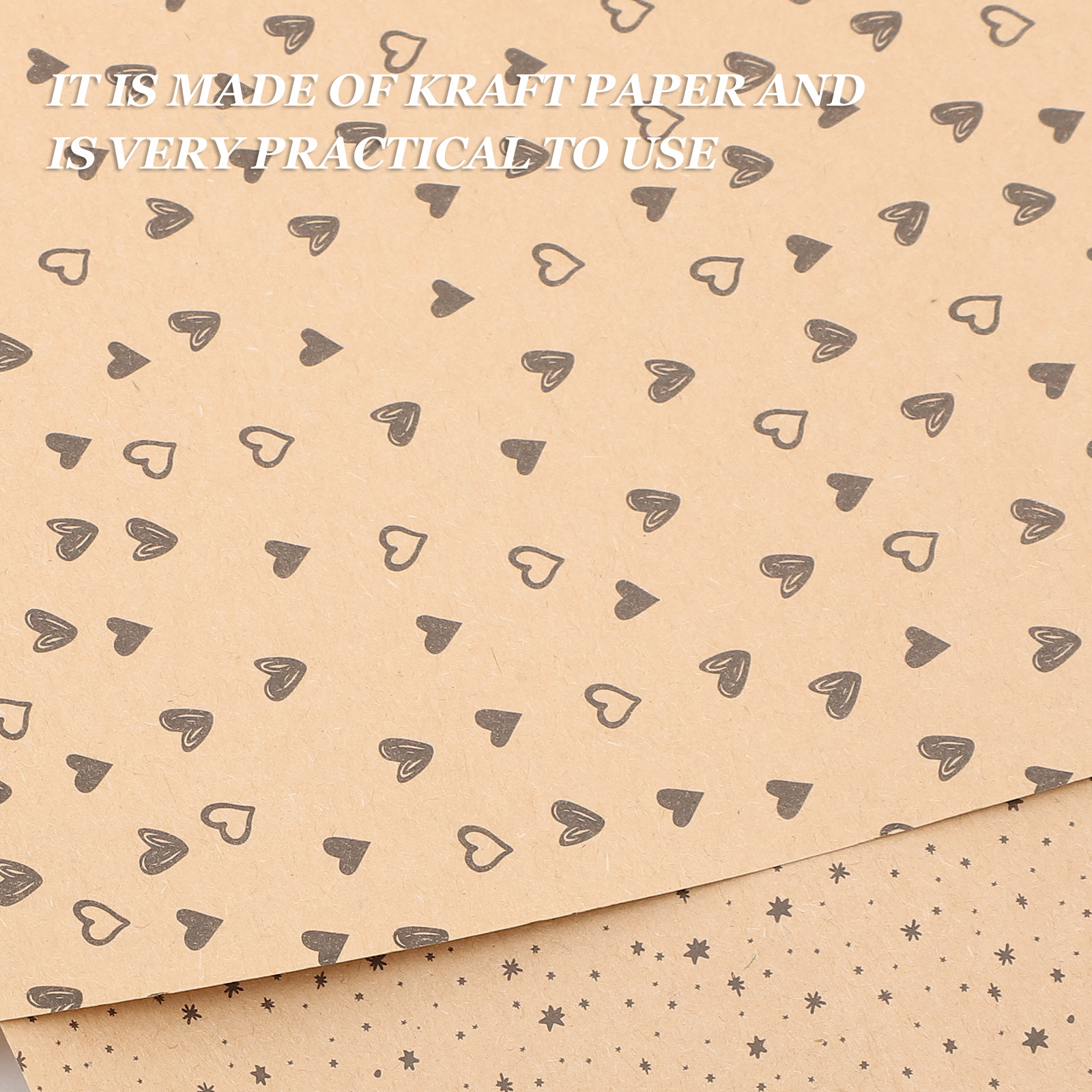 8Pcs Brown Kraft Gift Wrap Pap - Gift Box Wrap Set recensie en prijs