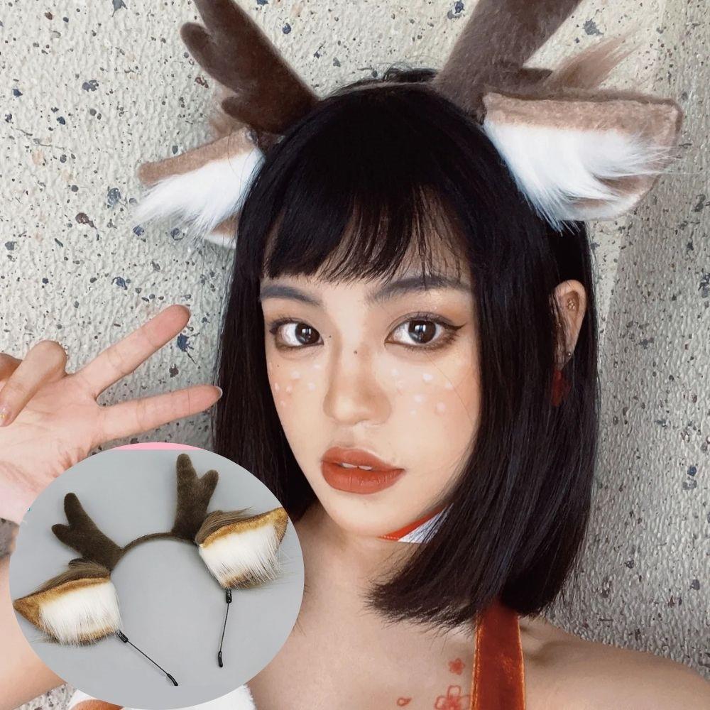 Handmade Animal Fur Antler Hea - Reindeer Antlers Headband recensie en prijs