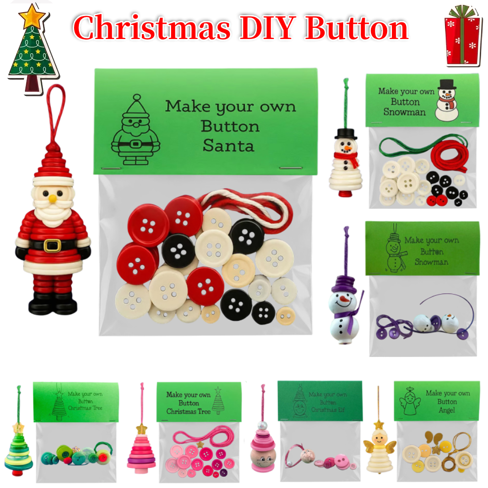 DIY Button Snowman Ornament Ki - Christmas Stocking Hanging recensie en prijs