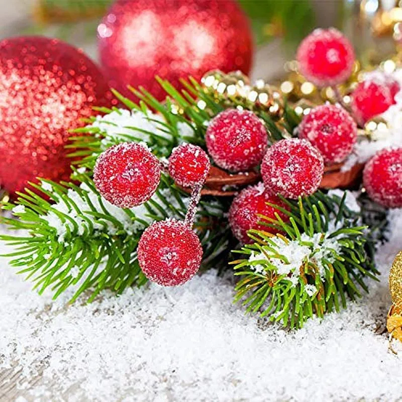 Artificial Frosted Holly Berri - Christmas Wreath Fake recensie en prijs