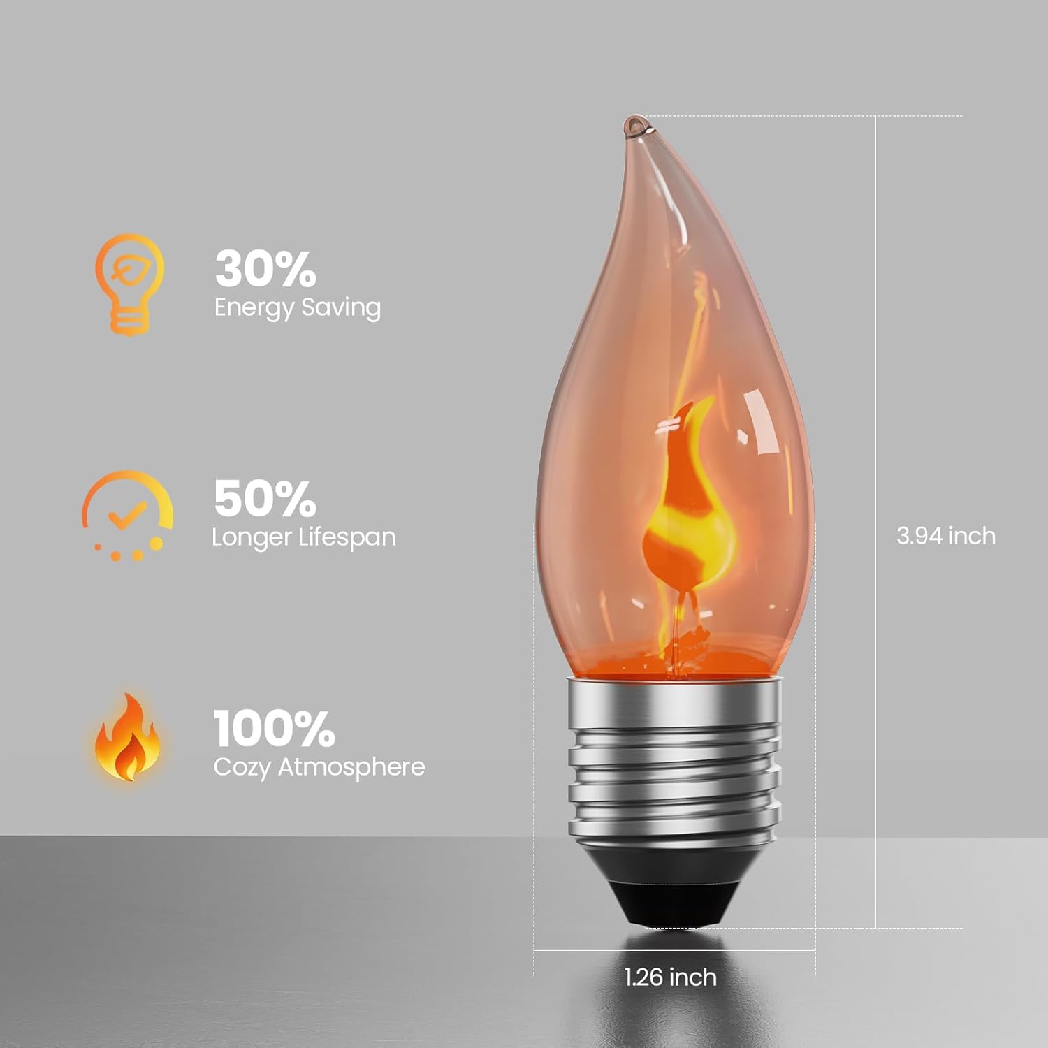 E26 Flame Light Bulbs, Flicker - Christmas Lights Outdoor recensie en prijs