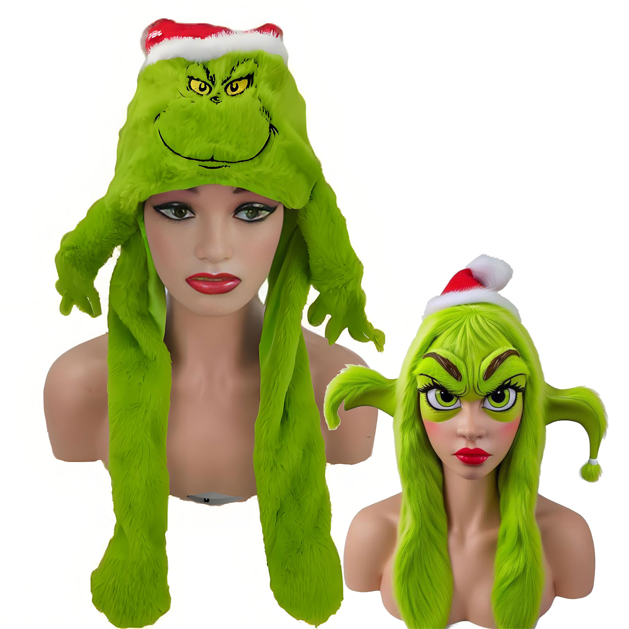 Plush Grincese Hat Cap Scarf C - Santa Hat Plush recensie en prijs