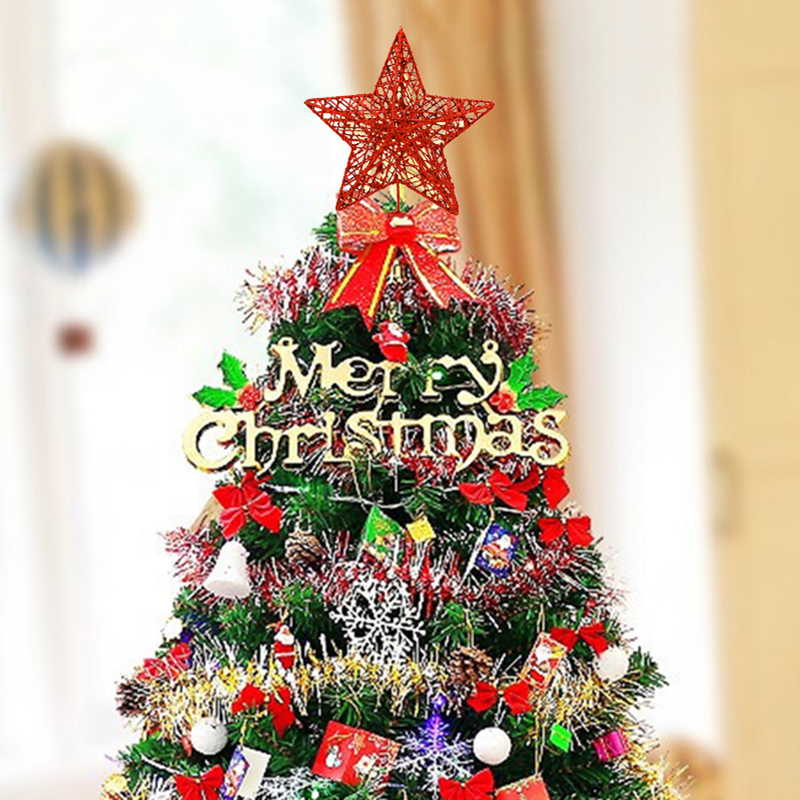 1pc Gold/Silver/Red/Blue Glitt - Star Tree Topper recensie en prijs