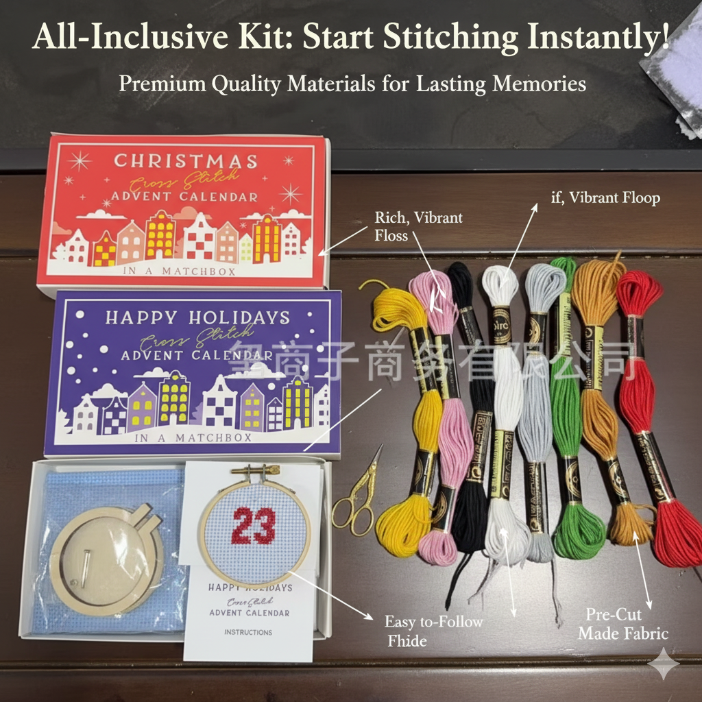 24 Days Countdown Cross Stitch - Advent Calendar Gift recensie en prijs