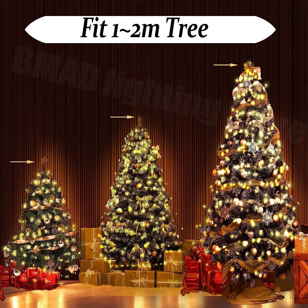 Christmas Tree Waterfall Light - Star Tree Topper recensie en prijs