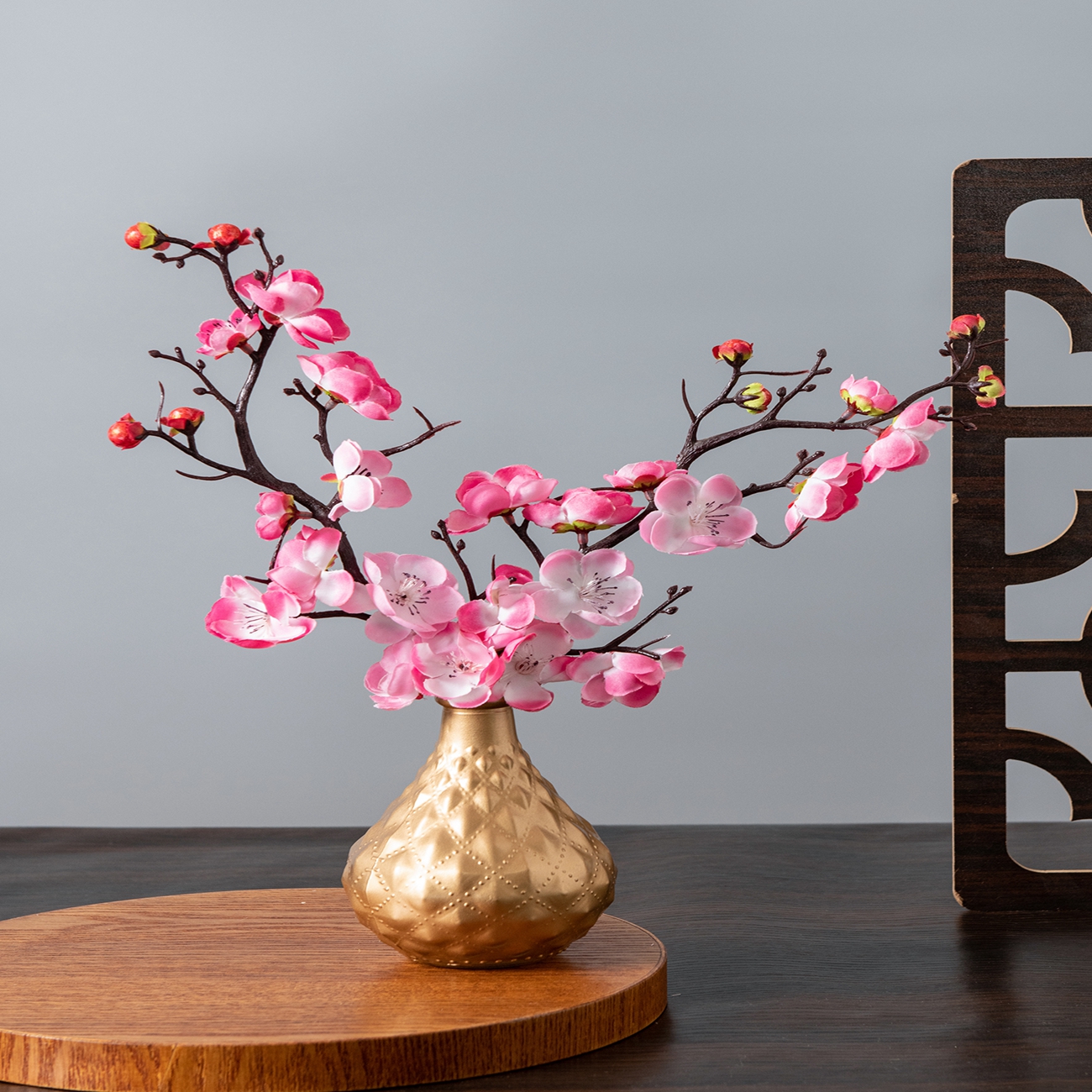 Artificial Flower Spring Plum  - Christmas Wreath Fake recensie en prijs