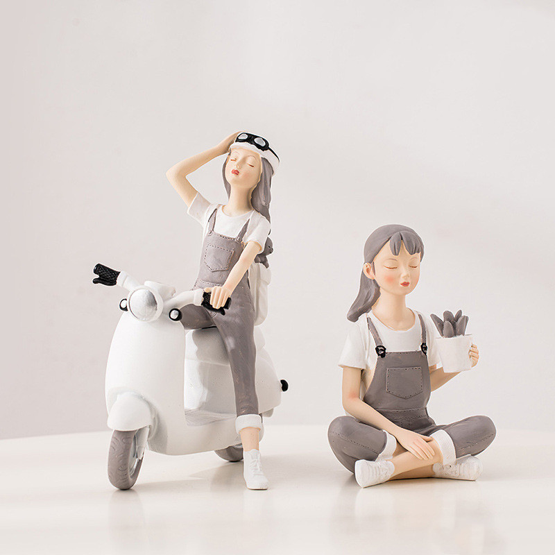 Creative Nordic Cute Girl Resi - Nutcracker Figurine recensie en prijs