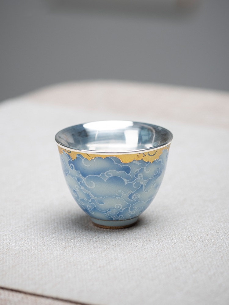 Porcelain wrapped silver cup,  - Gift Box Wrap Set recensie en prijs