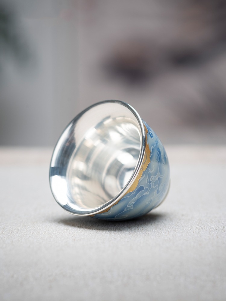Porcelain wrapped silver cup,  - Gift Box Wrap Set recensie en prijs